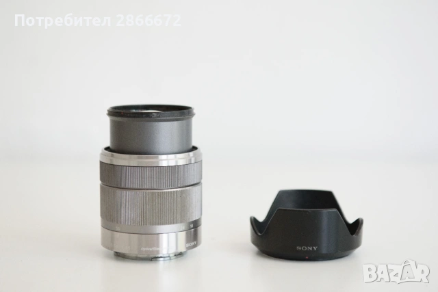 Обектив Sony E 18-55/3,5-5,6 OSS, снимка 5 - Обективи и филтри - 53537308