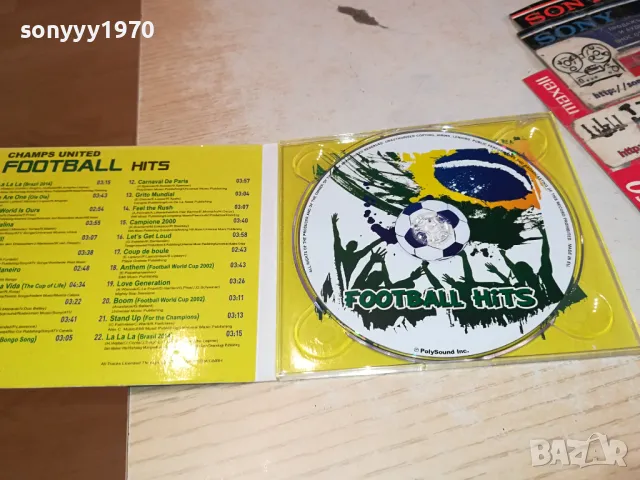 FOOTBALL HITS BRASIL CD 1004252242, снимка 6 - CD дискове - 49852020