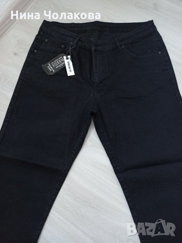 Черни мъжки дънки Ridding jeans, снимка 3 - Дънки - 35257941