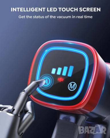 1 бр. Безжична прахосмукачка Cordless Vacum Cleaner Buture VC50 Red, снимка 6 - Друга електроника - 52053295
