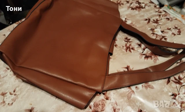 Нова Кожена Дамска Чанта , снимка 3 - Чанти - 51380463