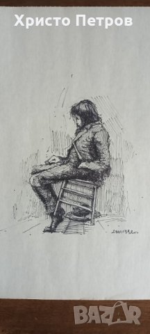 ГРАФИКА - БГ АВТОР, ПОДПИСАНА, снимка 2 - Картини - 35578376