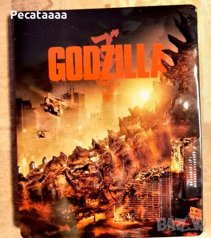 Годзила 2014 Blu Ray 3D/2D (метална кутийка) бг суб