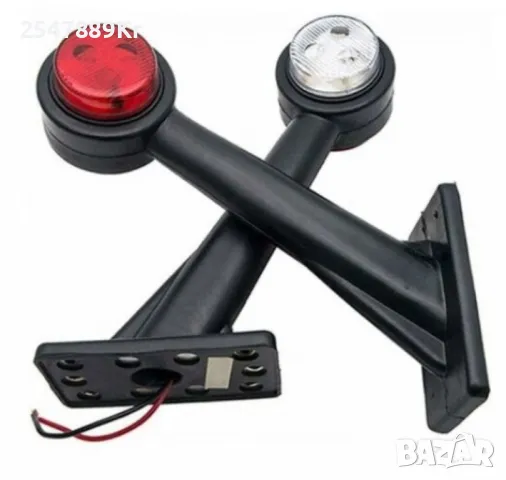 LED габаритни светлини 12V – Водоустойчиви, 15 см, за камион и ремарке, снимка 5 - Части - 49031741