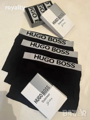 Hugo Boss мъжки боксерки 3 бр., снимка 2 - Бельо - 49397087