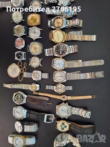 Лот от часовници - механични и кварцови , снимка 5 - Мъжки - 53192022