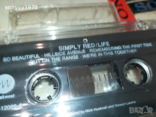 SIMPLY RED-ORIGINAL TAPE 1708251734, снимка 3 - Аудио касети - 51394254