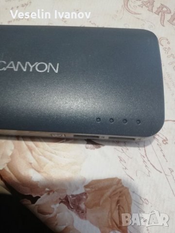 Външна батерия Canyon CNE-CPB100DG 10000 mAh, тъмно сив, снимка 10 - Външни батерии - 35120571