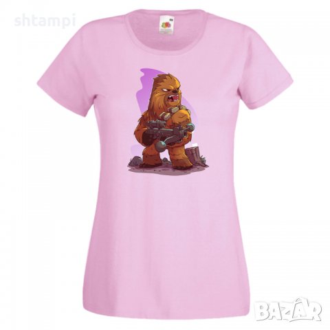 Дамска тениска Star Wars Chewbacca Star Wars Игра,Изненада,Подарък,Геймър,, снимка 11 - Тениски - 36788788
