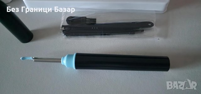Нова 5MP 360° Камера за Почистване на Уши, IP67, Ултратънка - Черна, снимка 8 - Bluetooth тонколони - 43362340