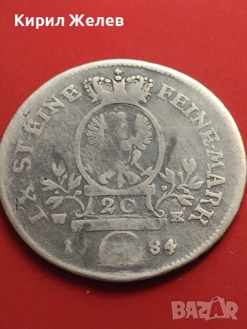 Сребърна монета 20 кройцера 1784г. Кристиан Юредерик Карл Алехсандър 29768, снимка 10 - Нумизматика и бонистика - 42984788