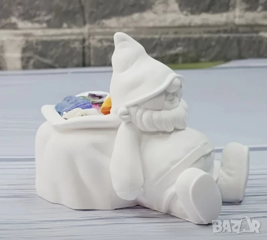 Молд кашпа коледно джудже с чувал, снимка 7 - Форми - 50741698