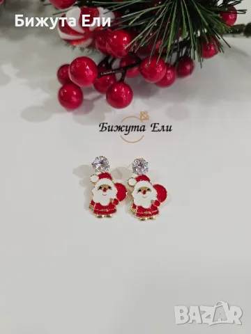 Коледни обеци 04