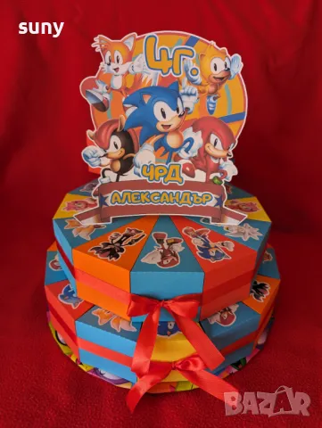 Картонена торта Стич, снимка 16 - Други - 49413965