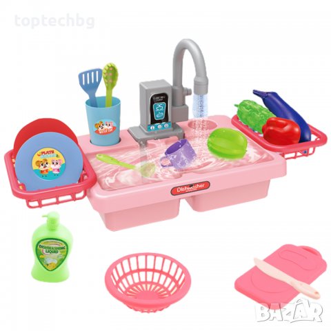 Детска мивка с течаща вода, снимка 1 - Играчки за стая - 38750618