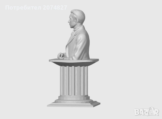 ТОДОР КАБЛЕШКОВ (бюст, статуетка), снимка 5 - Статуетки - 53453651