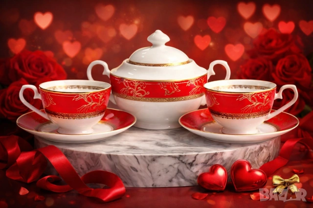 Сервизи за хранене Y o L i S a - лукс, използваеми в миялна машина ! ✨🖤, снимка 6 - Други стоки за дома - 52452822