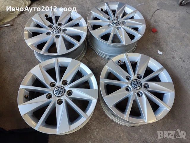 Алуминиеви джанти 15  vw golf 5.6.7 Фолксваген голф , снимка 2 - Гуми и джанти - 50663438