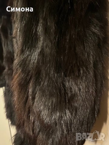 Палто от черна лисица, снимка 4 - Палта, манта - 43183693