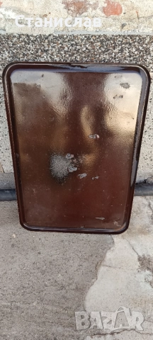 Емайлирана подложка за печка на твърдо гориво , снимка 3 - Отоплителни печки - 52240259