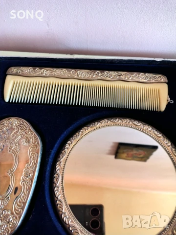 Луксозен Дамски Посребрен Комплект, снимка 2 - Други - 50597715