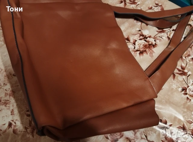 Нова Кожена Дамска Чанта , снимка 2 - Чанти - 51380463