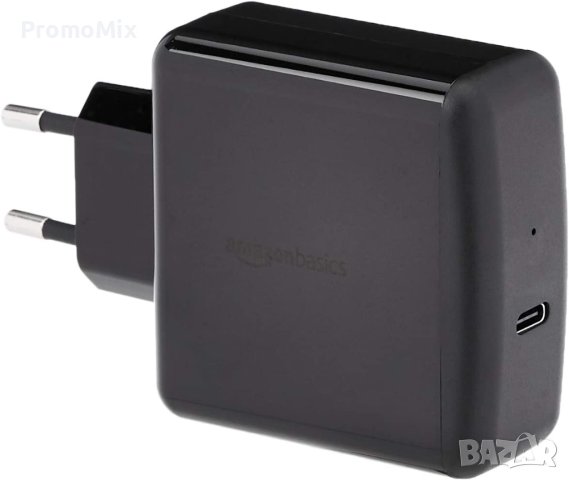 Бързо зарядно устройство 65W USB Type-C Amazon Basics TYTC6511USPD BLK-EU Fast Charger USB C Адаптер, снимка 2 - Оригинални зарядни - 40588582