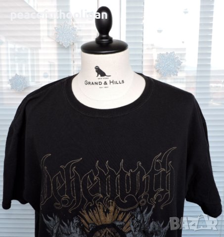 Behemoth T Shirt Messe Noire Band Logo Official Merch - мъжка метъл тениска  размер 2XL, снимка 3 - Тениски - 44117183