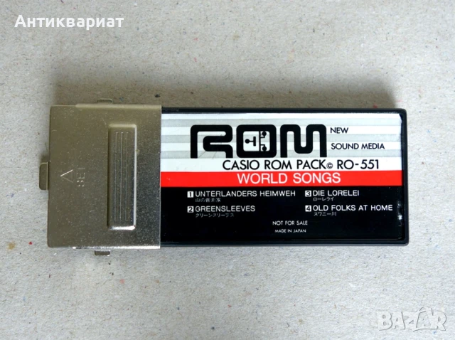 Casio ROM Pack RO-551 World Songs за Casio  Keyboard / Синтезатор