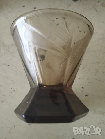 стар кристален сервиз за ликьор арт деко, снимка 4 - Други ценни предмети - 44857818