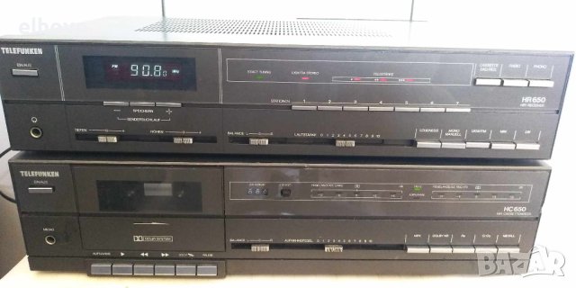 Ресивър Telefunken HR650 и Дек Telefunken HC650, снимка 3 - Ресийвъри, усилватели, смесителни пултове - 43475096
