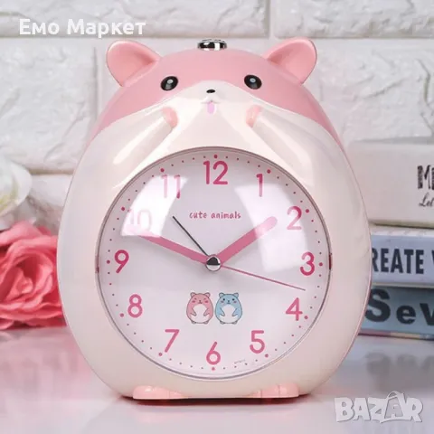 Детски настолен часовник за детска стая с батерии 16х14 см, снимка 3 - Други стоки за дома - 49518362
