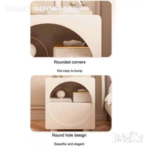 Модерно нощно шкафче Smart Heater, с място за съхранение, снимка 2 - Шкафове - 51996557