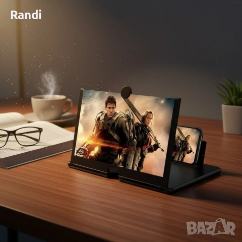 3D Увеличителен екран за смартфон с 5x мащабиране, снимка 4 - Резервни части за телефони - 53452390