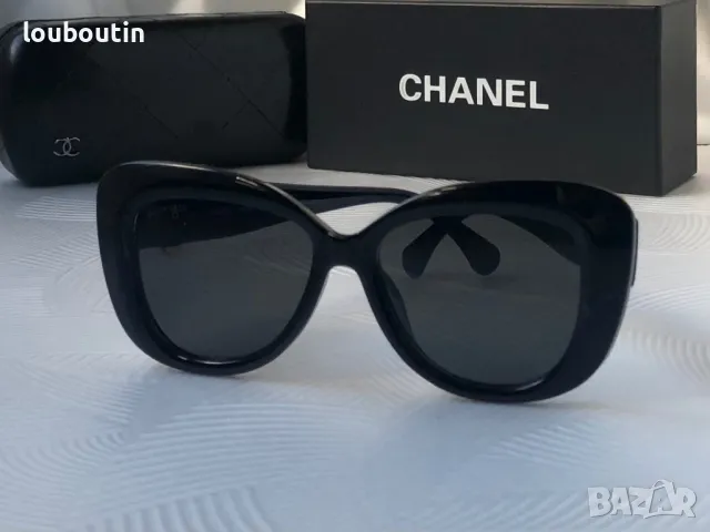 CH дамски слънчеви очила черни , снимка 15 - Слънчеви и диоптрични очила - 48002716