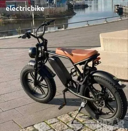 Електрически велосипед, Electric V8, 750W, 15.AH, Кафяв цвят, снимка 6 - Велосипеди - 47388040