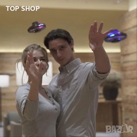 GoolRC UFO Fingertip/Интерактивен Летящ Спинер/USB зареждаем/вградена батерия, снимка 3 - Влакчета, самолети, хеликоптери - 49308525