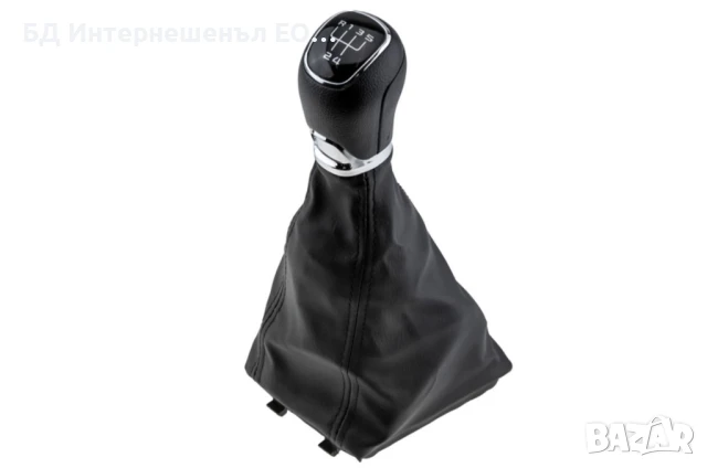 Топка за скоростен лост с маншон, Skoda Octavia 3, 5 скорости, Черен