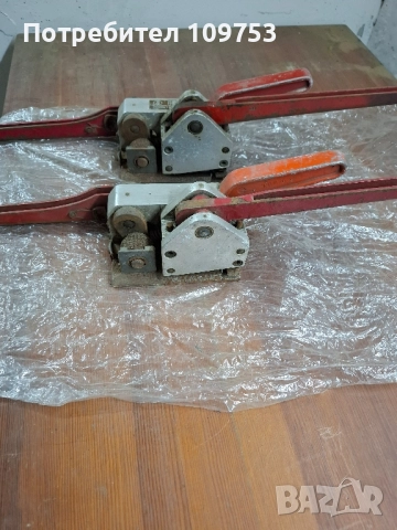 2 бр. ръчни чембер машини PTK за метални ленти, снимка 6 - Други стоки за дома - 52016433