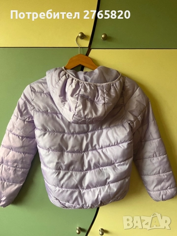 Детско яке за момиче в лилаво, снимка 2 - Детски якета и елеци - 51987394