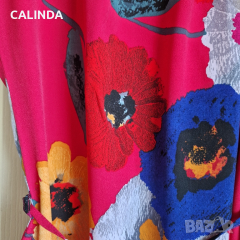 Billie&Blossom нова червена рокля на цветя, снимка 3 - Рокли - 44877097