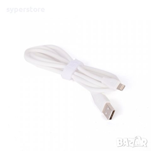 Кабел Lightning към USB за iPhone 5, 6, 7, X, 11, 12 Digital One SP00421 KLGO s-101 - 1m Бял