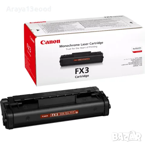 Оригинална тонер касета Canon FX3 (1557A003) L60, L90, L600