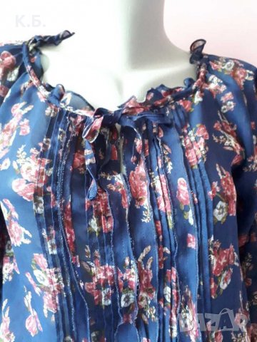 Дамска елегантна блуза/риза р-р S/M, снимка 3 - Ризи - 33220459