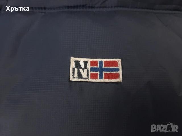 Napapijri Reversible Vest - Оригинален мъжки елек с две лица р-р L, снимка 12 - Якета - 53297722