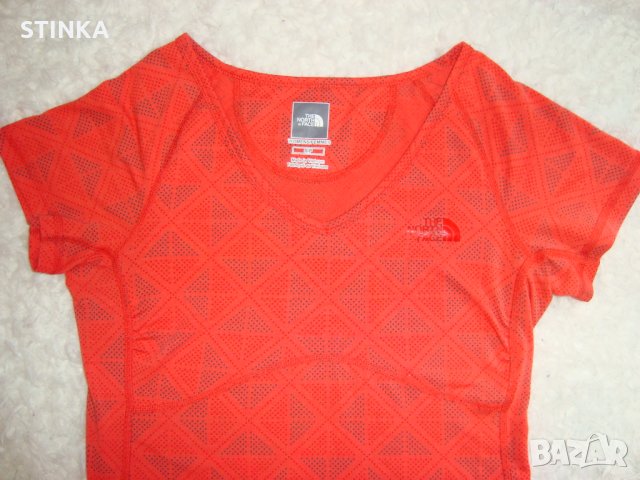 The North Face – Тениска оранж, снимка 3 - Тениски - 33017769