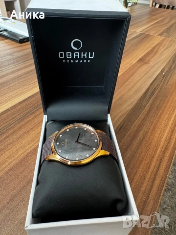 Оригинален часовник Obaku, снимка 6 - Дамски - 52737583