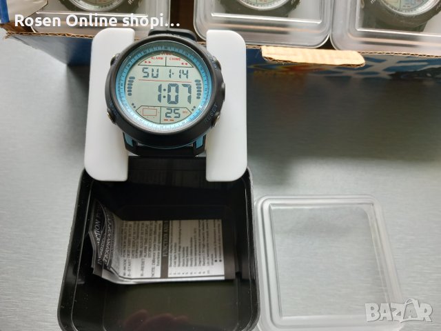 Водоустойчив мъжки спортен часовник LED кварц с големи цифри, снимка 5 - Мъжки - 40654796