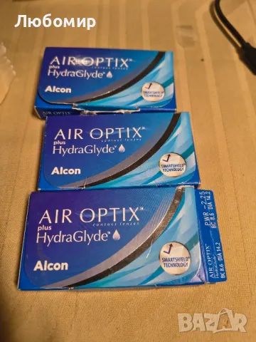 Air Optix plus HydraGlyde 23лещи  -2.25