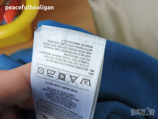 Adidas Originals мъжки син суичър с качулка размер M/L като ново, снимка 15 - Суичъри - 53393093